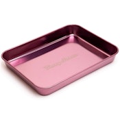 Blazy Susan Stainless Steel Rolling Tray - Purple