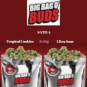 Comboz: Ultra Sour + Tropical Cookies Sativa 2 x 14g Dried Flower