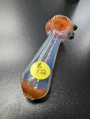 GENUINE GLASS - Glass Pipe 4" Fumed & Tipped (Various Colours)