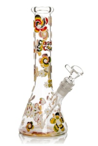 West Coast Gifts - 10" Tie Dye Glow-in-the-Dark Water Pipe
