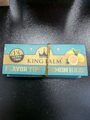 KING PALM - 1 1/4 French Brown Paper w/Flavor Tips (Lemon Haze)