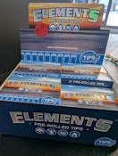 ELEMENTS - Pre-rolled Unbleached Rolling Tips