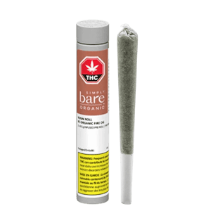 Simply Bare - BC Organic Fire OG 1 x 0.5g Rosin Infused Pre-Roll