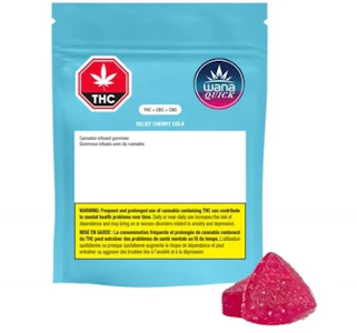 Wana QUICK - Quick Ease Cherry Cola CBC 2ct Soft Chews