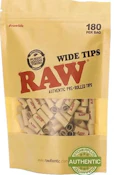 Raw Pre Rolled Wide Tips Bag 180
