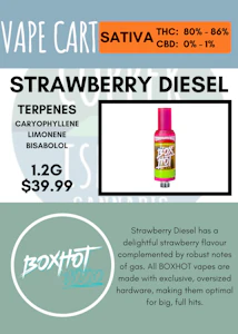 BOXHOT - BOXHOT - STRAWBERRY DIESEL CART