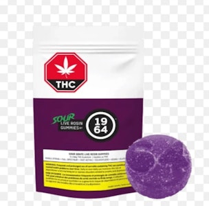 1964 - Sour Grape Live Rosin 2pc Soft Chews - 1964