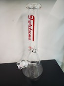 14" Fortune Glass Bong - 9mm - Red