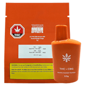 TYTAN Mega Effects Guava-Mango Tango 3:2 THC:CBG 2g Disposable Vape Pen