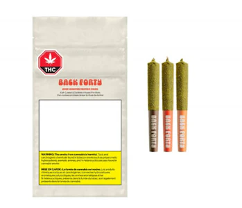 Back Forty - Back Forty Taster Pack 3 x 0.5g Kief Coated Infused Pre-Rolls
