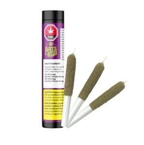 Days & Infused - Molten Raspberry 3 x 0.5g Infused Pre-Rolls