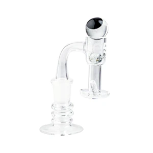 SMOKE ARSENAL - CHEECH Quartz Terp Slerper Banger 14mm (Black Dot/Clear)