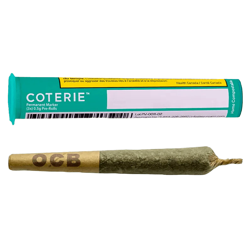 COTERIE - Permanent Marker 3 x 0.5g Pre-Rolls Main Image