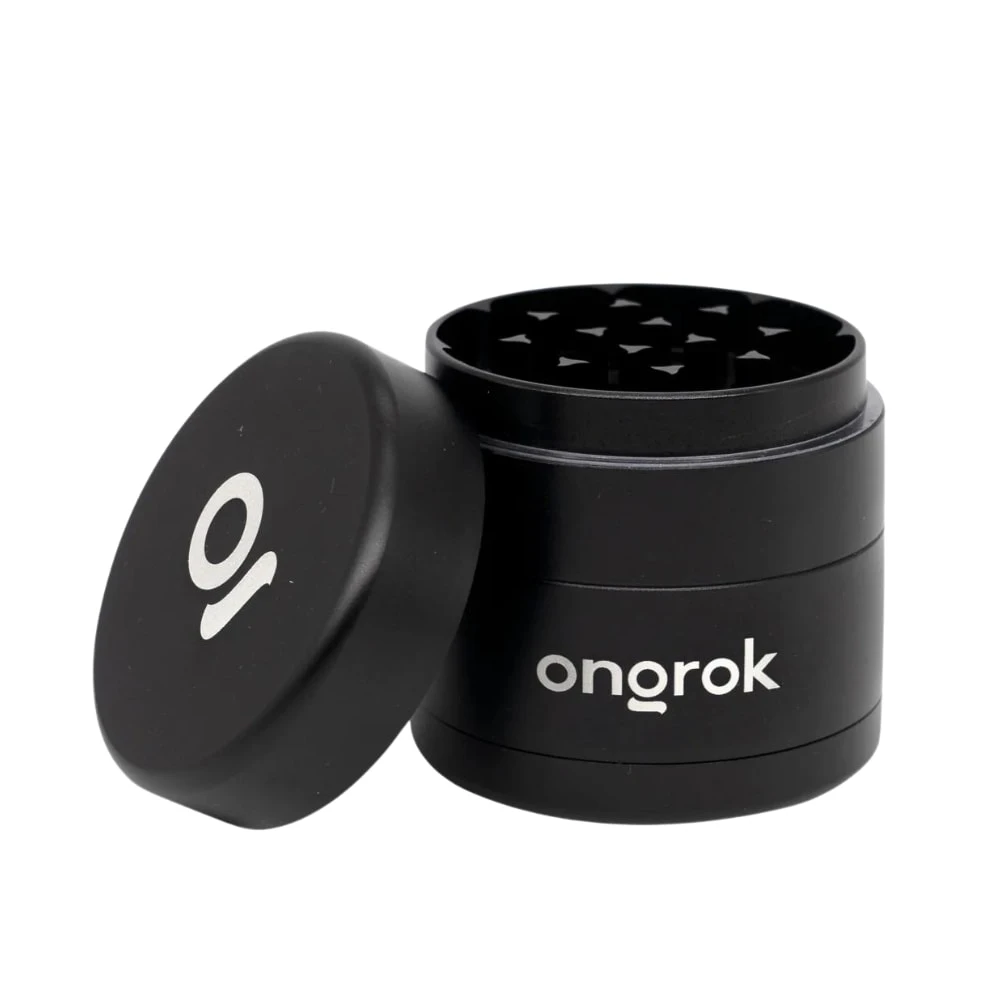 SMOKE ARSENAL - ONGROK 4 Piece 55mm EZ Grinder (Black) Main Image