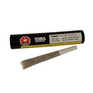 TobaGrown - TobaOne Indica (Banana Popperz) 1x0.5g Pre-roll