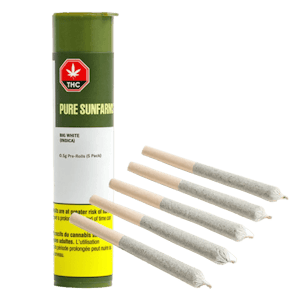 PURE SUNFARMS - Big White 5 x 0.5g Pre-Rolls
