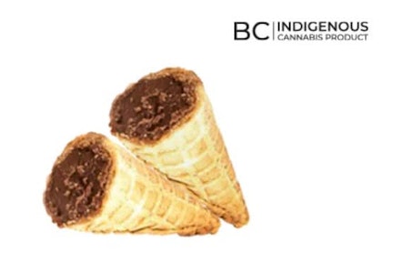 Dabble Cannabis Co. - MILK CHOCOLATE LIVE ROSIN WAFFLE CONES  | 2 x 5mg