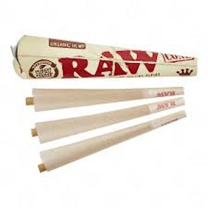 SMOKE ARSENAL - RAW Organic Hemp Cones King Size 3pk