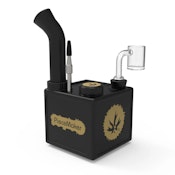 PieceMaker | Kube Silicone Square Dab Rig | DMP Black