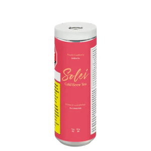 SOLEI - Peach Cranberry Cold Brew Tea 355mL Beverage