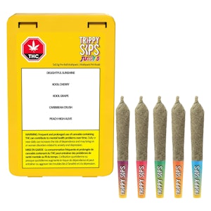 TRIPPY SIPS - Juicy 5 Variety Pack 5 x 0.5g Infused Pre-Rolls