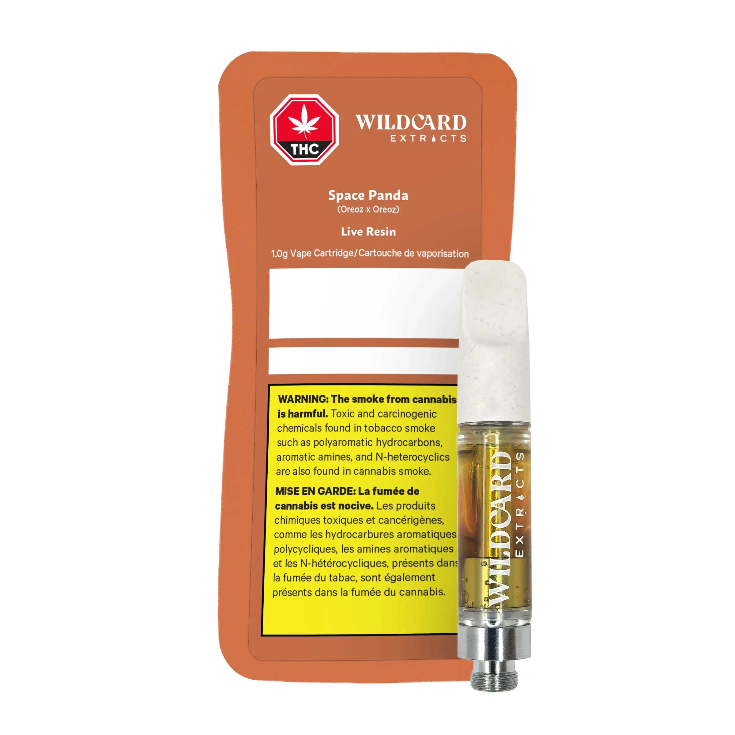 WILDCARD - Wildcard Extracts Space Panda Live Resin 1g Prefilled Vape Cartridge Main Image