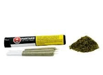 Partake - Rainbow Zkittlez 3 x 0.5g  Pre-Rolls