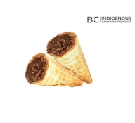 Dabble Cannabis Co. - Milk Chocolate Live Rosin Waffle Cones (2pc)