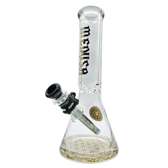Bong- Medusa 12"/9mm Beaker Black