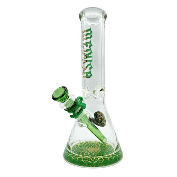 Bong- Medusa 12"/9mm Beaker Green