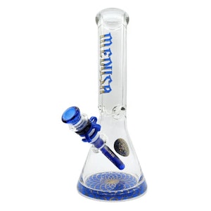Small Biz Distributors - Bong- Medusa 12"/9mm Beaker Blue