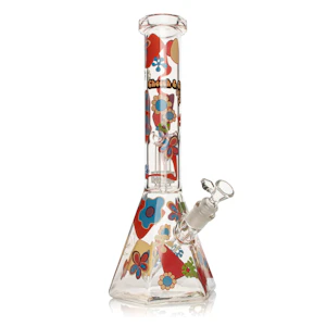 WEST COAST GIFTS - Power to the Flower Bong (10") / Cheech & Chong Glass