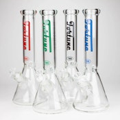 Fortune 14" 7mm Glass Beaker Bong (Multiple Colours)