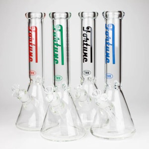 Fortune - Fortune 14" 7mm Glass Beaker Bong (Multiple Colours)