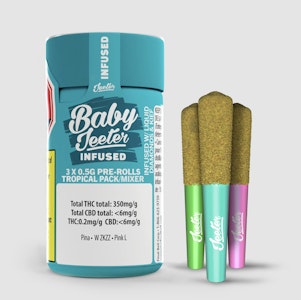 Jeeter - Baby Jeeter Tropical Variety 3pk Infused JOINTS .5g