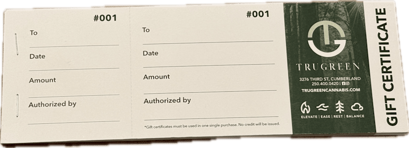 Trugreen - $150 GIFT CERTIFICATE
