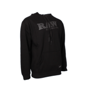 Raw Black on Black hoodie