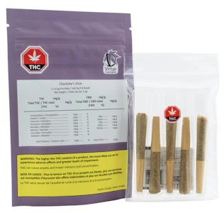 Virtue Cannabis - Charlotte's Glue 5 x 0.5g Pre-Rolls - Virtue Cannabis