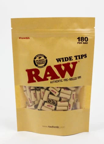 Raw - RAW | Pre-Rolled Wide Tips | 180 pcs Main Image
