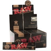 RAW Black King Size Slim Rolling Papers