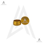 Ashario Aluminum Grinder Small 2pc - Gold