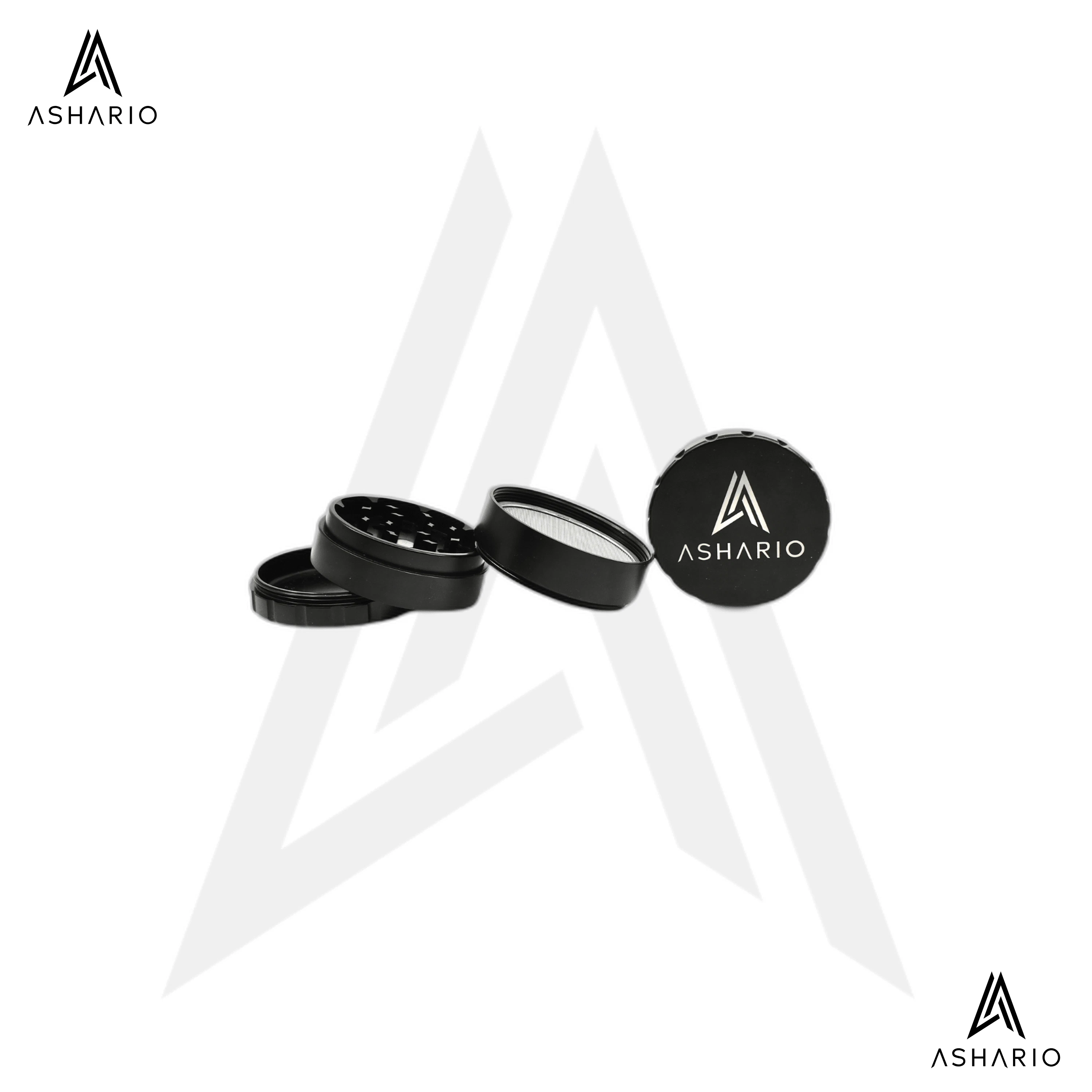 ASHARIO - Ashario Stainless Steel Grinder - Black Main Image