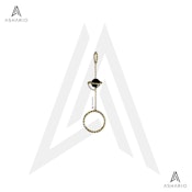 ASHARIO Pre-Roll Ring Holder - Planet (Gold) - Teal
