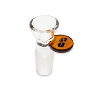 Shatter'd Glassworks - Paddle Bowl | 18mm | Amber