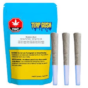 National Cannabis Distribution - Terp Gush - Blueberry Blast - 3x0.5g