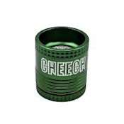CHEECH Green Metal  2.5" 4pc Quick Release Grinder w/Ashtray CQR4