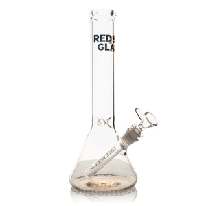 Red Eye Glass  - 12" Honeycomb Beaker Base Water Pipe by Red Eye Glass