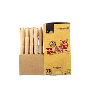 RAW - Raw Classic Cones 1 1/4 (75-Pack)