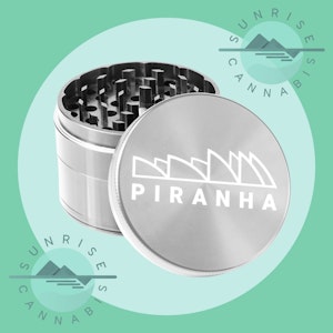 Piranha - 4 PIECE GRINDER - PIRANHA - SILVER