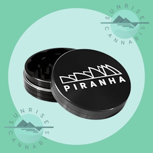 Piranha - 2 PIECE GRINDER - PIRANHA - BLACK